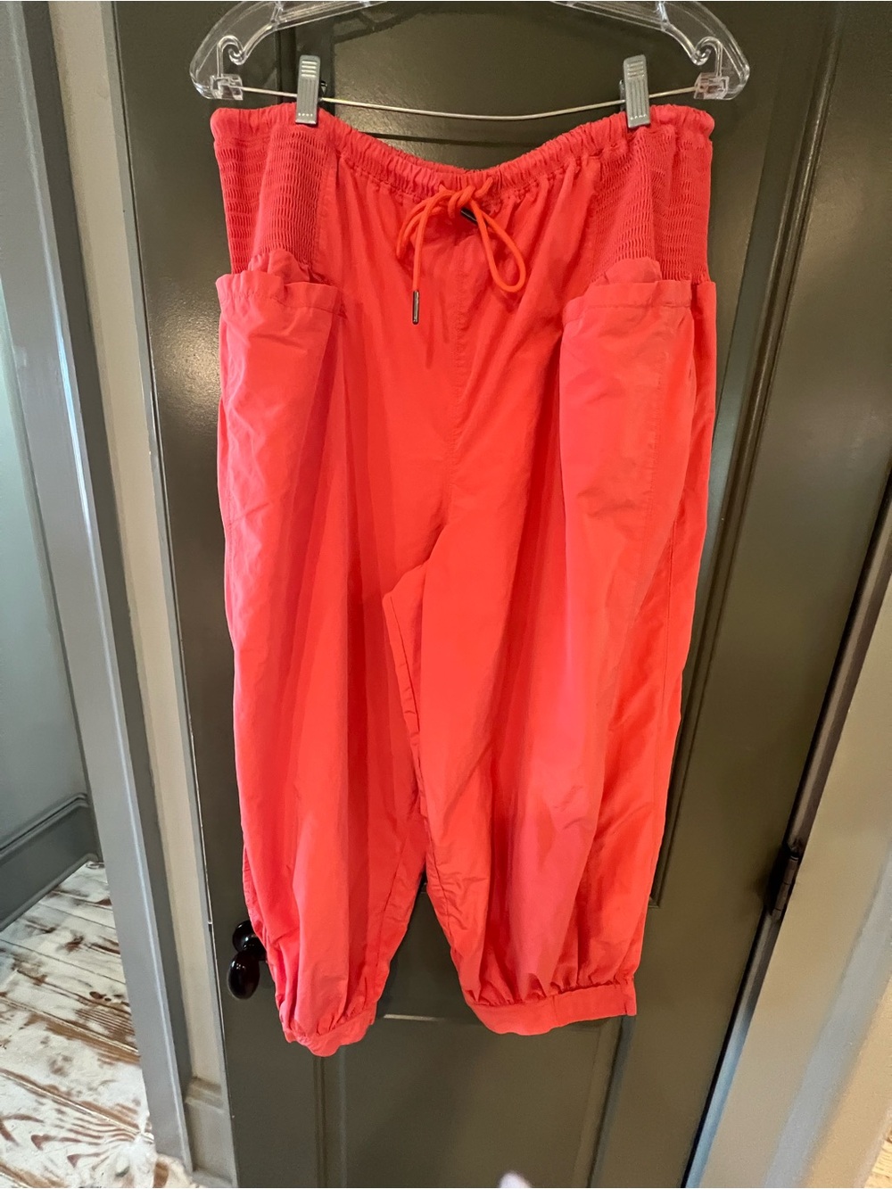 Free People Movement Ruby Red Sweet Life Pants L
